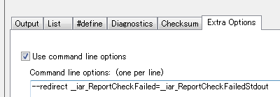 Redirect settings for Runtine Analysis